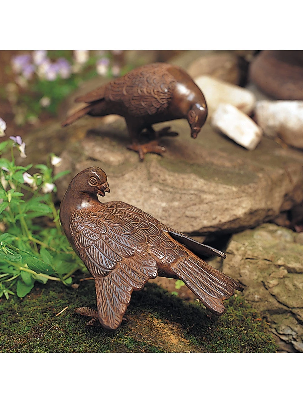 Achla Designs Bronzed Doves Pair 1 Achla Designs Bronzed Doves Pair