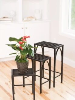 Gothic Arch Nesting Plant Stands, Set Of 3 -Garden Supplies Sales 2024 8599023 14578 tif