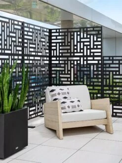 Veradek 3-Panel Privacy Screen Set, Blocks -Garden Supplies Sales 2024 8599185 08V tif