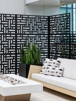 Veradek 3-Panel Privacy Screen Set, Blocks -Garden Supplies Sales 2024 8599185 09V tif