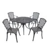 Crosley Sedona Five-Piece Outdoor Dining Set With High Back Armchairs