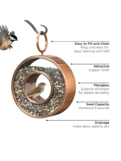 Fly-Thru™ Bird Feeder With Copper Finish 8 Fly-Thru™ Bird Feeder With Copper Finish -Garden Supplies Sales 2024 8600193 03v