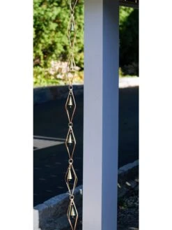 Diamond Pure Copper Rain Chain, 8-1/2' -Garden Supplies Sales 2024 8600205 01v