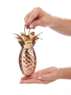 Pineapple Pure Copper Rain Chain, 8.5' -Garden Supplies Sales 2024 8600210 03v