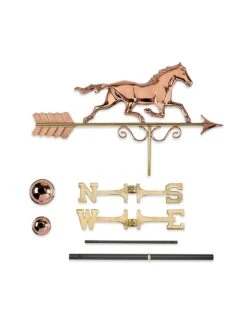 Galloping Horse Copper Weathervane -Garden Supplies Sales 2024 8600346 04v