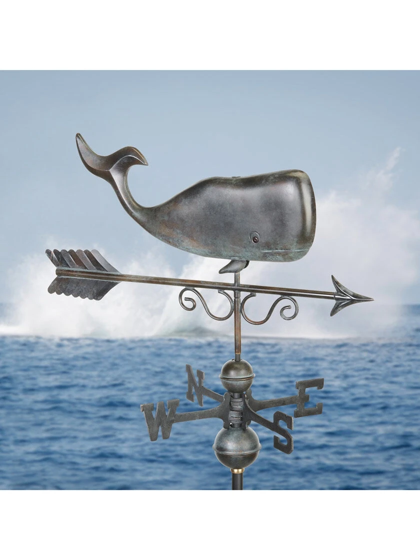 Save The Whales™ Copper Weathervane 3 Save The Whales™ Copper Weathervane - Image 3