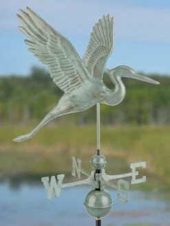 Graceful Blue Heron Copper Weathervane 11 Graceful Blue Heron Copper Weathervane -Garden Supplies Sales 2024 8600374 07v