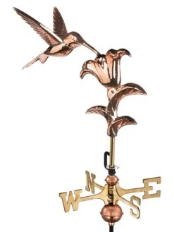 Hummingbird Cottage Copper Weathervane With Roof Mount 5 Hummingbird Cottage Copper Weathervane With Roof Mount -Garden Supplies Sales 2024 8600377 01v hummingbird garden copper weathervane pole 1