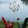 Feather Staked Wind Spinner, 32"