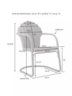 Crosley Tulip Chair Set, Set Of 2 15 Crosley Tulip Chair Set, Set Of 2 -Garden Supplies Sales 2024 8609287 46V jpg