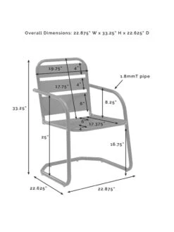 Crosley Brighton Chair Set, Set Of 2 -Garden Supplies Sales 2024 8609288 38v