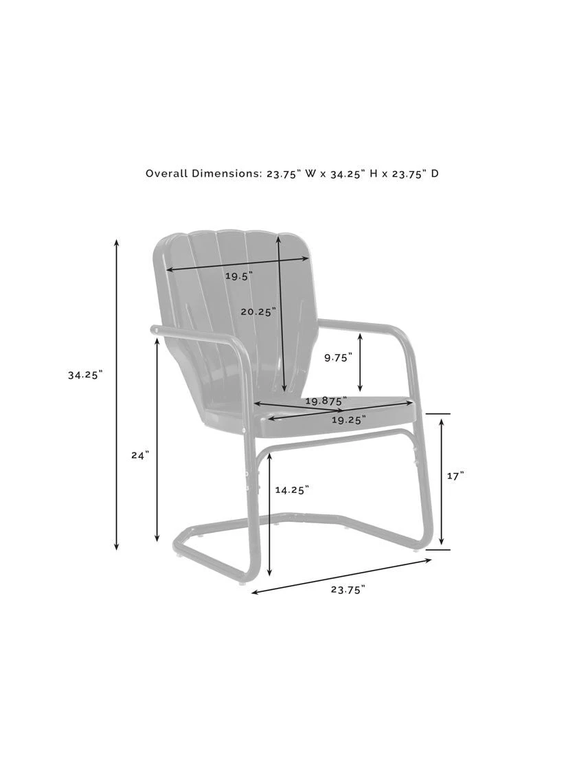 Crosley Ridgeland Chair Set, Set Of 2 6 Crosley Ridgeland Chair Set, Set Of 2 - Image 6