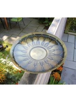 Achla Designs African Daisy Birdbath With Over-the-Rail Bracket -Garden Supplies Sales 2024 8609295 03v