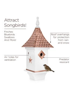 Villa Copper Shingle Bird House -Garden Supplies Sales 2024 8609499 04v