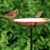 Copper Birdbath With Stake