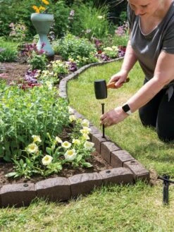 Roman Stone Recycled Rubber Landscape Edging, 4' -Garden Supplies Sales 2024 8609898 019 tif