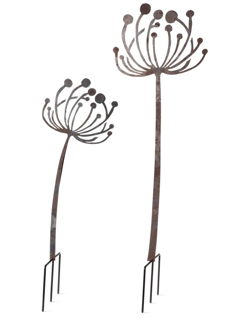 Queen Anne's Lace Garden Stake Set Of 2 4 Queen Anne's Lace Garden Stake Set Of 2 - Image 4