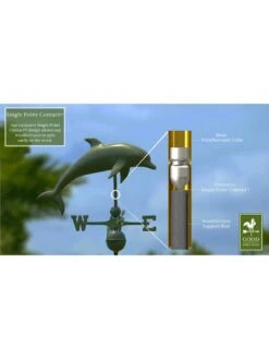 Dolphin Weathervane -Garden Supplies Sales 2024 8610227 03v
