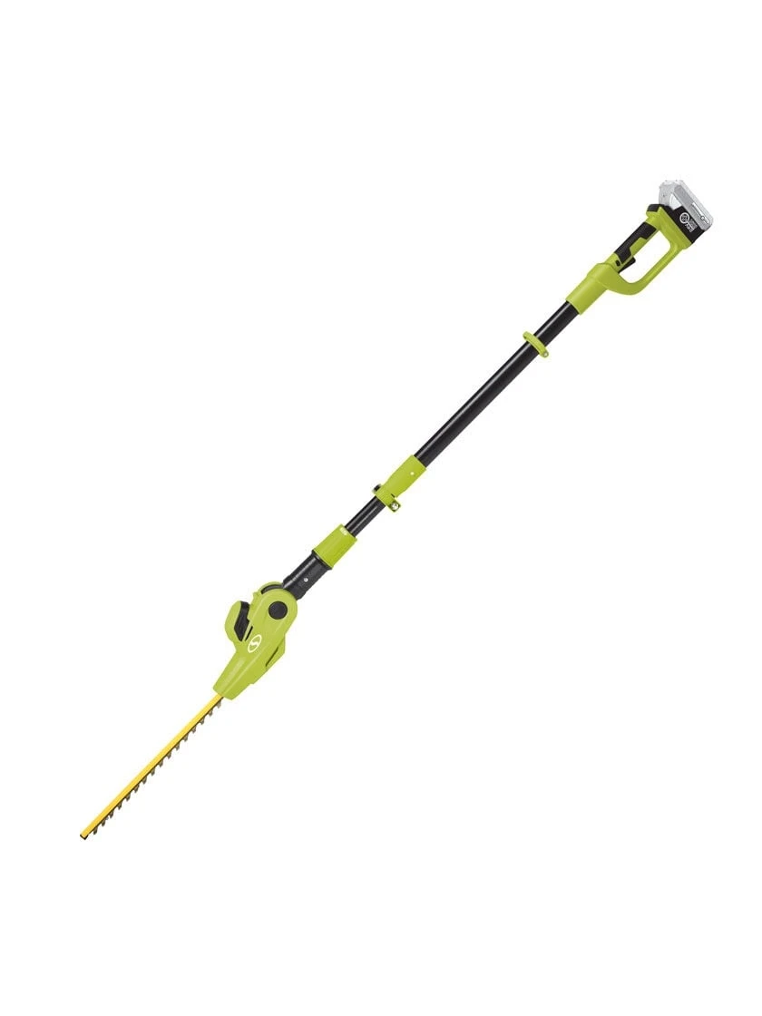 Sun Joe ® 24V-PHT17-LTE 24-Volt ION+ Cordless Pole Hedge Trimmer Kit | 17-Inch | W/ 2.0-Ah Battery And Charger 1 Sun Joe ® 24V-PHT17-LTE 24-Volt ION+ Cordless Pole Hedge Trimmer Kit | 17-Inch | W/ 2.0-Ah Battery And Charger