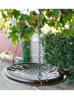 Floral Motif Hanging Birdbath -Garden Supplies Sales 2024 8610562 03v