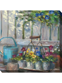 Pansy Basket Outdoor Wall Art -Garden Supplies Sales 2024 8610734 01v