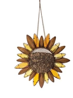 Glass Petal Sunflower Bird Feeder -Garden Supplies Sales 2024 8611063 0760 tif