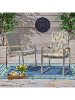 Outdoor Decor™ Seat Pad High Back Cushions, 20" X 45" -Garden Supplies Sales 2024 8611125 108v ctlv outdoor seat pad high back cushions 20x45 citrus leaves