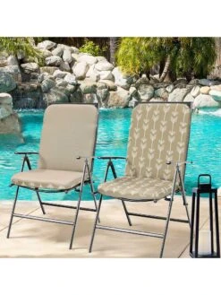 Outdoor Decor™ Seat Pad High Back Cushions, 20" X 45" -Garden Supplies Sales 2024 8611125 110v trta outdoor seat pad high back cushions 20x45 tribal taupe