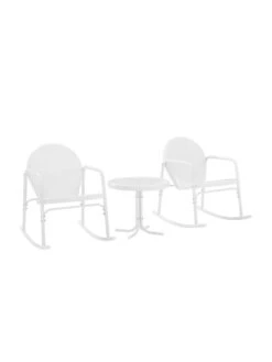 Crosley Griffith 3-piece Outdoor Rocking Chair Set -Garden Supplies Sales 2024 8611588 wt 36v