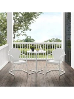 Crosley Tulip 3-piece Outdoor Bistro Set -Garden Supplies Sales 2024 8611591 wt 38v