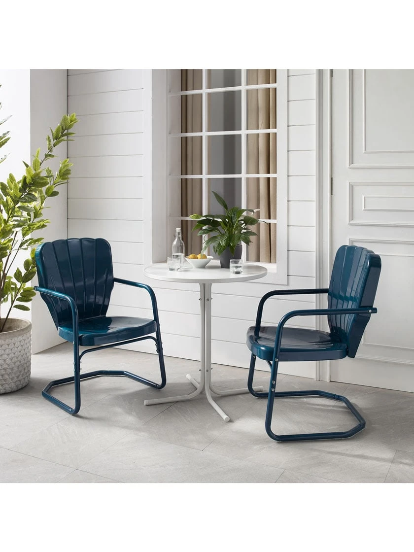 Crosley Ridgeland 3-piece Outdoor Bistro Set 6 Crosley Ridgeland 3-piece Outdoor Bistro Set - Image 6