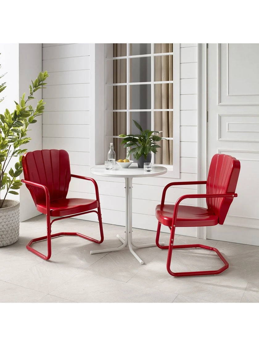 Crosley Ridgeland 3-piece Outdoor Bistro Set 4 Crosley Ridgeland 3-piece Outdoor Bistro Set - Image 4