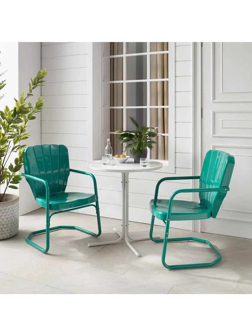 Crosley Ridgeland 3-piece Outdoor Bistro Set 2 Crosley Ridgeland 3-piece Outdoor Bistro Set - Image 2