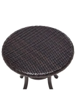 Crosley Palm Harbor Outdoor Wicker Round Side Table -Garden Supplies Sales 2024 8611949 06v