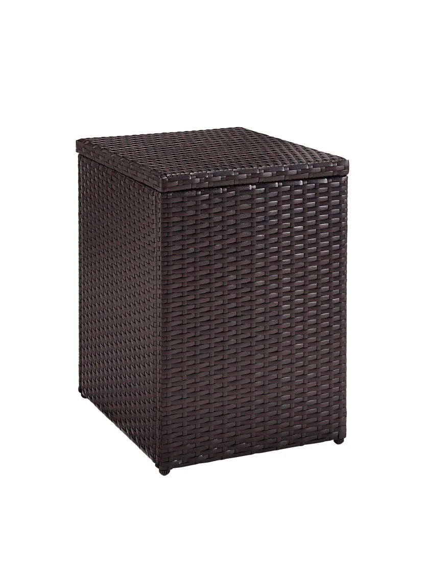 Crosley Palm Harbor Outdoor Wicker Rectangular Side Table 2 Crosley Palm Harbor Outdoor Wicker Rectangular Side Table - Image 2