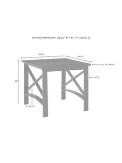 Crosley Kaplan Side Table -Garden Supplies Sales 2024 8611953 08v