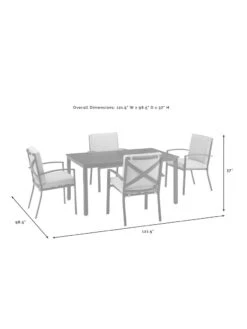 Crosley Kaplan Dining Set 23 Crosley Kaplan Dining Set -Garden Supplies Sales 2024 8611954 09v