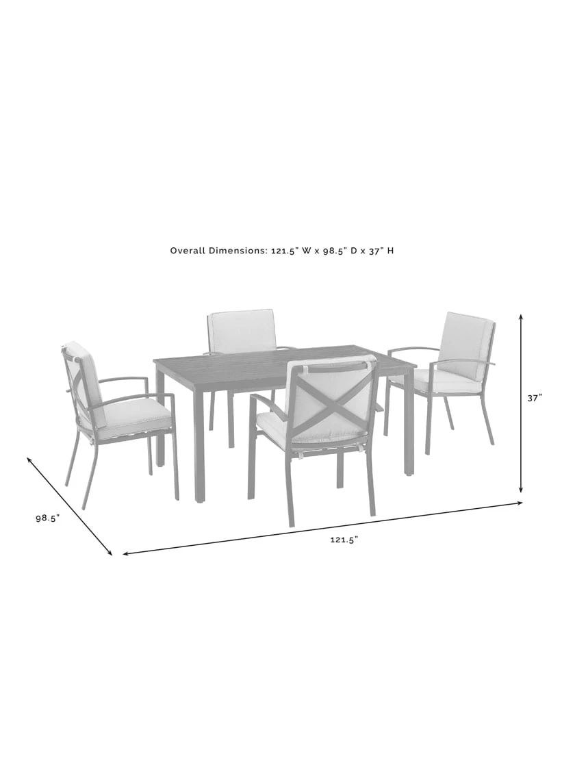 Crosley Kaplan Dining Set 11 Crosley Kaplan Dining Set - Image 11