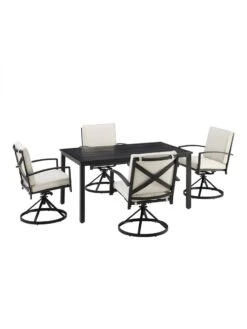 Crosley Kaplan 5Pc Outdoor Dining Set With Swivel Chairs -Garden Supplies Sales 2024 8611955 17v
