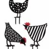 Chicken Friends Garden Stakes Set