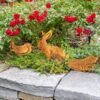 Corten Steel Animal Garden Stakes