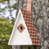 Swiss Chalet Bird House With Copper Roof