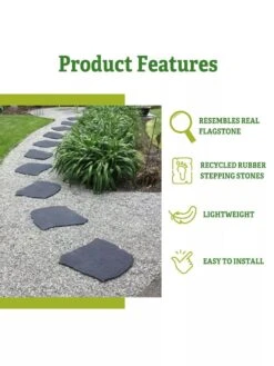 Recycled Rubber Flagstone Stepping Stone 25 Recycled Rubber Flagstone Stepping Stone -Garden Supplies Sales 2024 8612235 5