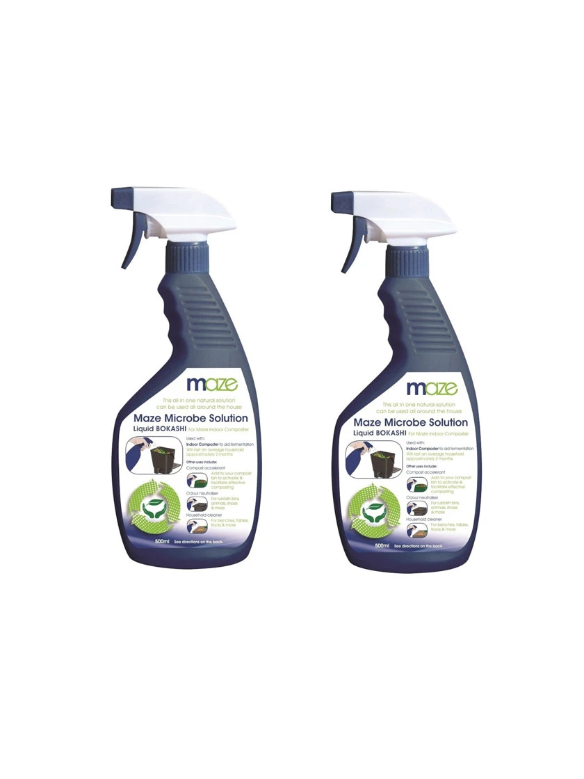Maze Liquid Bokashi Spray Bottles, 2 Pack 1 Maze Liquid Bokashi Spray Bottles, 2 Pack