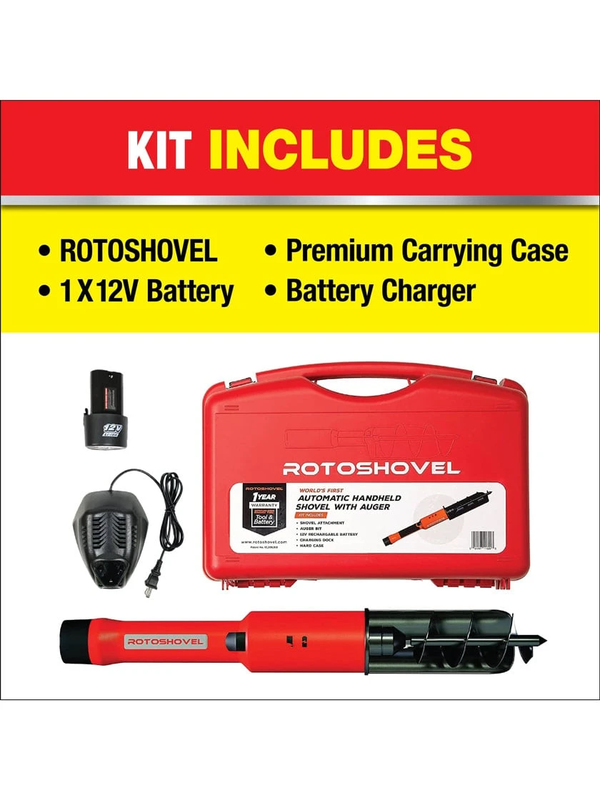 Rotoshovel Battery-Operated Garden Auger 8 Rotoshovel Battery-Operated Garden Auger - Image 8
