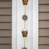 Buddha Copper Rain Chains, 8.5'