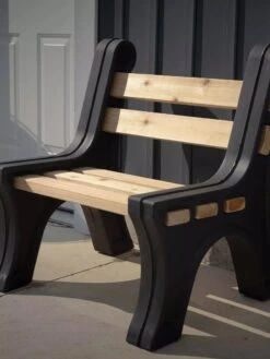 Custom Length Lightweight Indoor Or Outdoor Bench Ends -Garden Supplies Sales 2024 8612857BK 09V tif