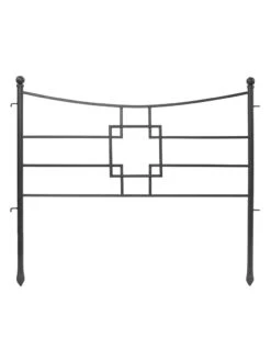 Achla Designs Square-on-Squares Fence Sections, Set Of 4 -Garden Supplies Sales 2024 8612992 04v