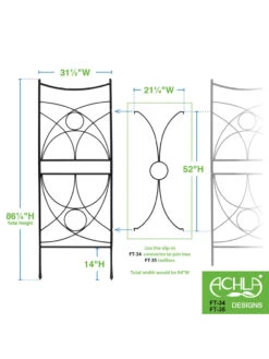 Achla Aurora Trellis Center Link -Garden Supplies Sales 2024 8612993 02v