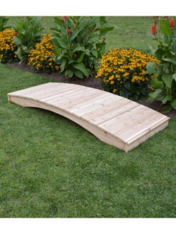 Plank Garden Bridge Unfinished 3' X 6' -Garden Supplies Sales 2024 8613100 06v